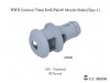 E.T. Model P35-301 WWII German 75mm KwK/Pak40 Muzzle Brake Type.1 ( 3D Print ) 1/35
